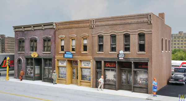 Walthers 933-4040 Merchant's Row IV (Scale=HO) Cornerstone Part#933-4040