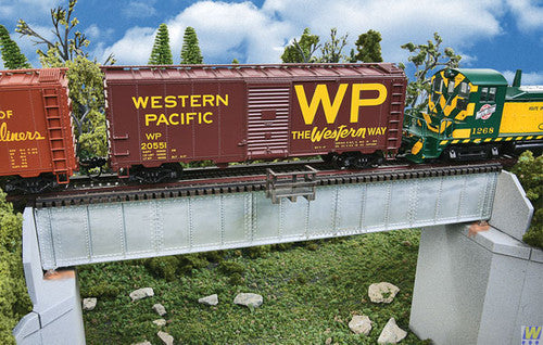 Walthers 933-4507 70' Single-Track Railroad Deck Girder Bridge - Kit (Scale=HO) Cornerstone Part#933-4507