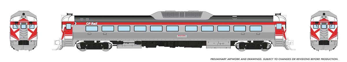 Image for 606-516507 Budd RDC-1 DCC CP RAIL