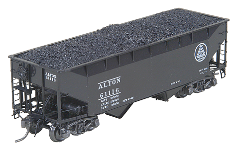 Kadee 7513 50 Ton AAR 2 bay Hopper - Alton #61116 (SCALE=HO)  Part #380-7513