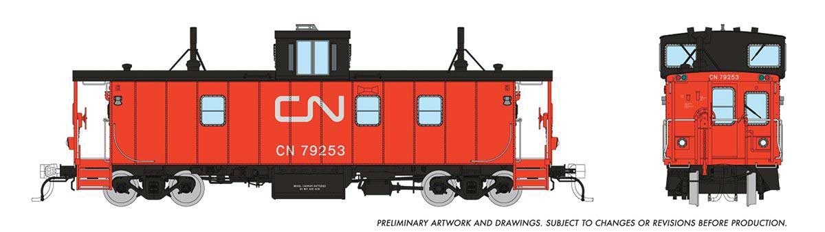 Image for 606-166003 H-S Caboose CN 79253