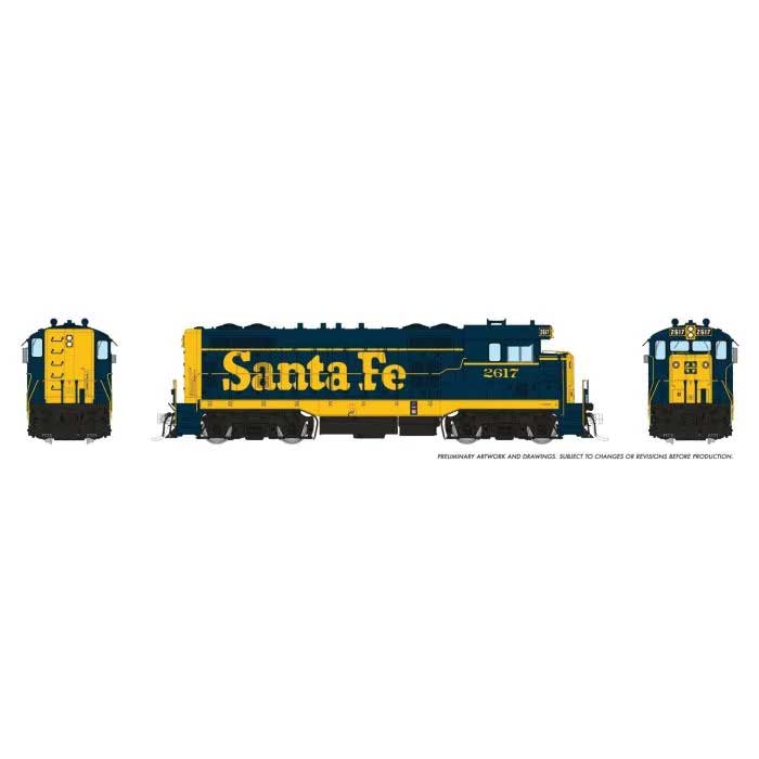 Image for 606-70614 ATSF CF7 DCC AT&SF 2620