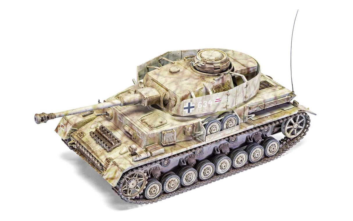 Airfix A1351 Panzer IV Ausf.H Mid Version 1:35 WWII Military Tank Plastic Model Kit