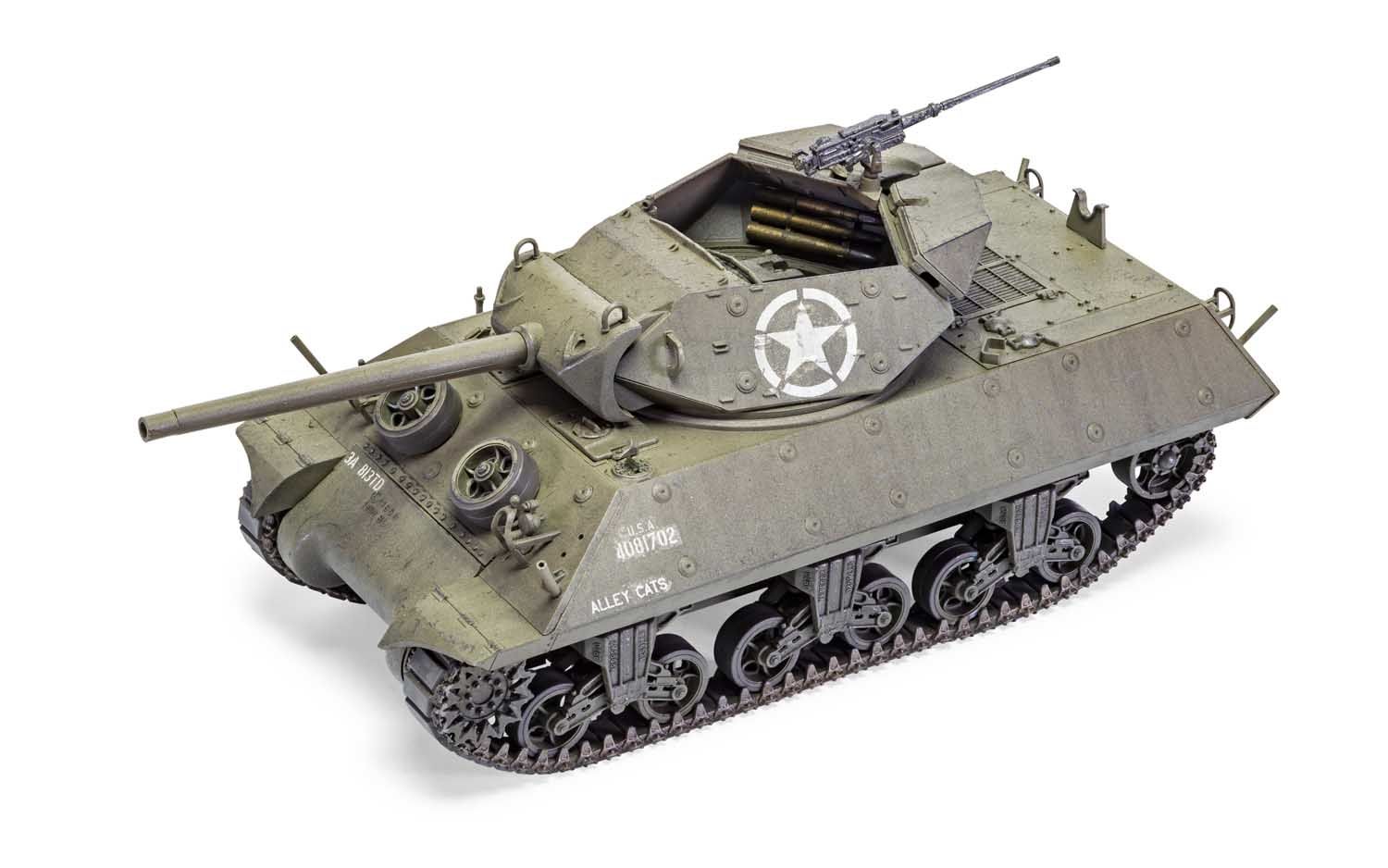 Airfix A1360 M10 GMC Tank Destroyer 1:35 WWII Military Tank Plastic Model Kit