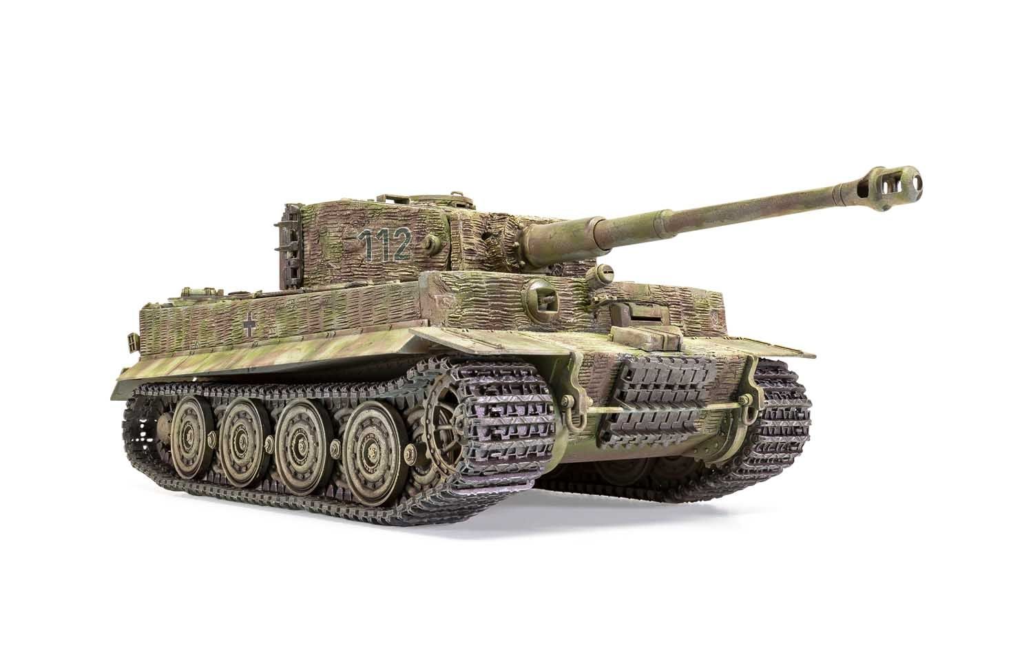 Airfix A1364 Tiger-1 "Late Version" 1:35 WWII Military Tank Plastic Model Kit