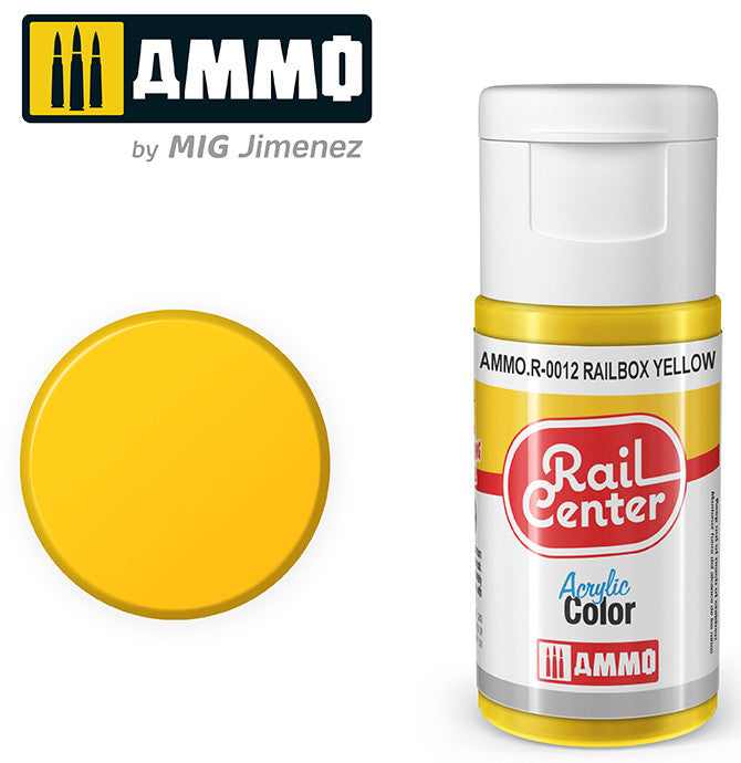 AMMO R0012 Signal Yellow (15 ML) Acrylic Paints By Mig Jimenez