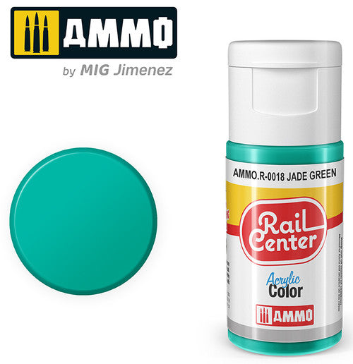 AMMO R0018 Jade Green (15 ML) Acrylic Paints By Mig Jimenez