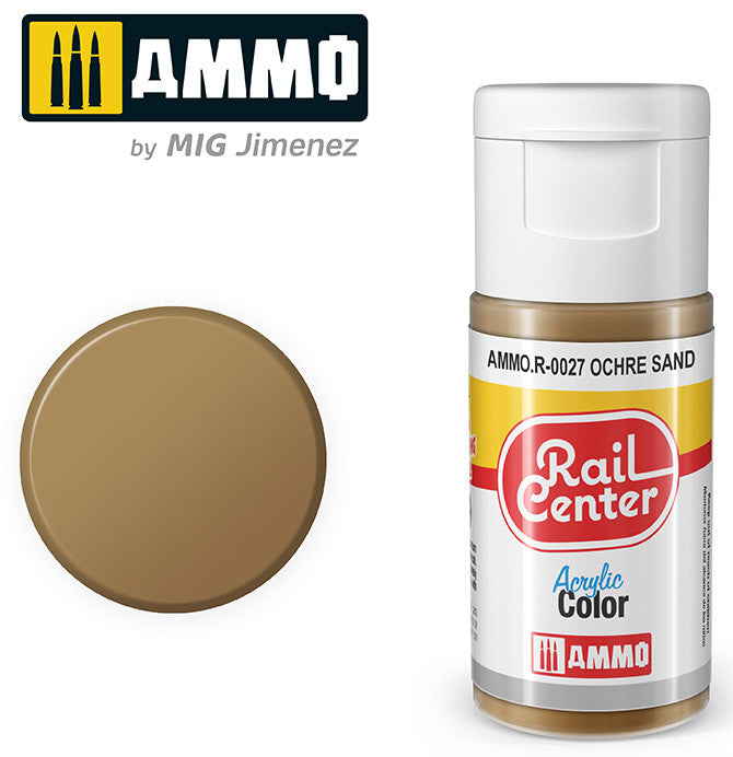 AMMO R0027 Ocher Sand (15 ML) Acrylic Paints By Mig Jimenez