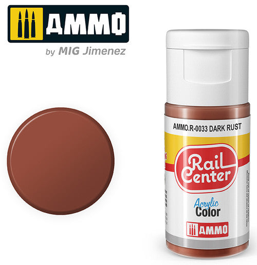 AMMO R0033 Dark Rust (15 ML) Acrylic Paints By Mig Jimenez