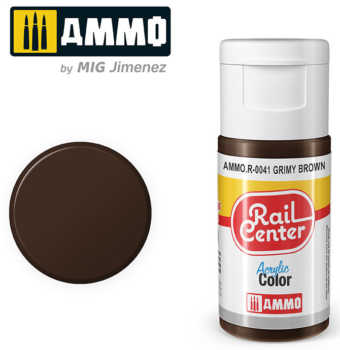 AMMO R0041 Grimy Brown (15 ML) Acrylic Paints By Mig Jimenez
