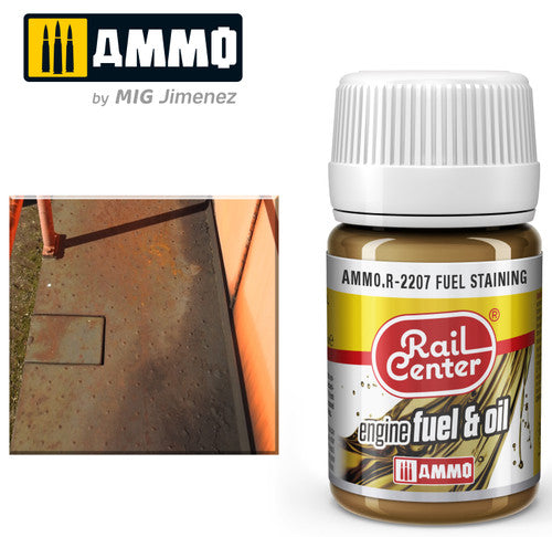AMMO R2207 Fuel Staining (35 ML)) Acrylic Paints By Mig Jimenez