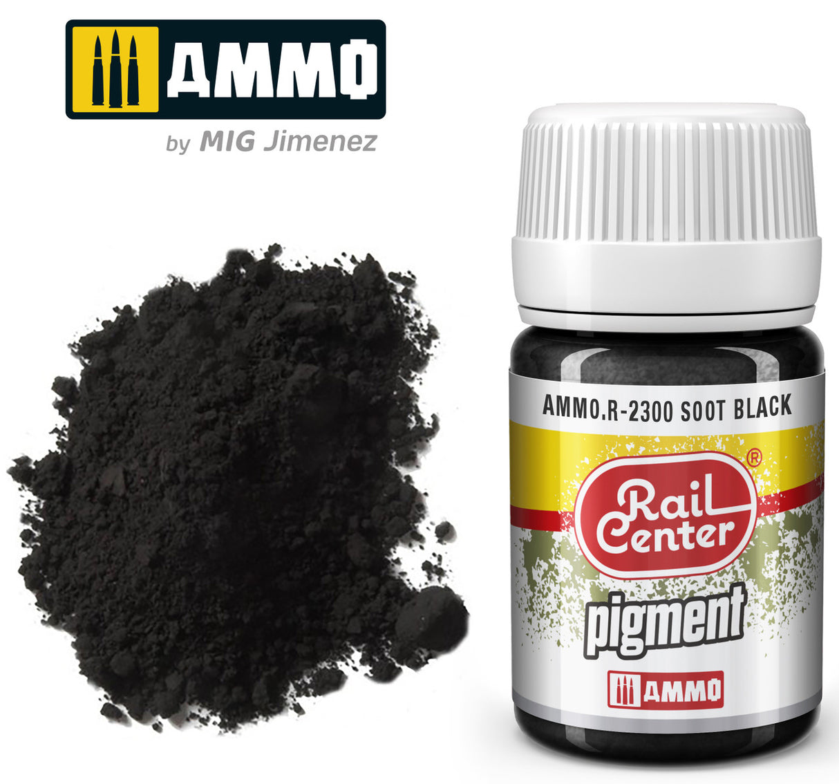 AMMO R2300 Soot Black (35 ML)) Acrylic Paints By Mig Jimenez
