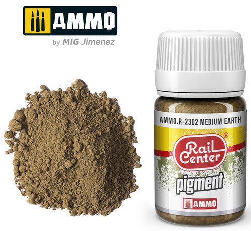 AMMO R2302 Medium Earth (35 ML)) Acrylic Paints By Mig Jimenez