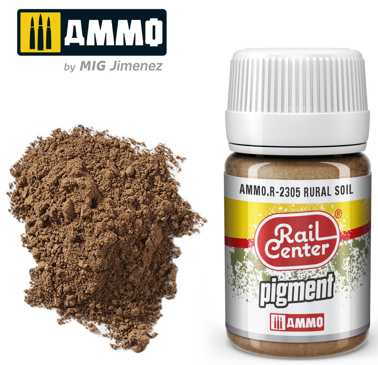 AMMO R2305 Rural Soil (35 ML)) Acrylic Paints By Mig Jimenez