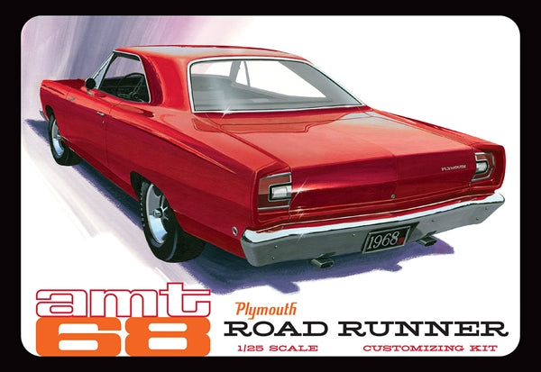 AMT 1363 1968 Plymouth Roadrunner 1/25 Scale Model Kit