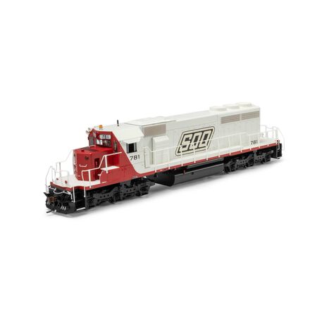 Athearn ATH-1256 EMD SD40-2 Locomotive with DCC & Sound, SOO #781 HO Scale