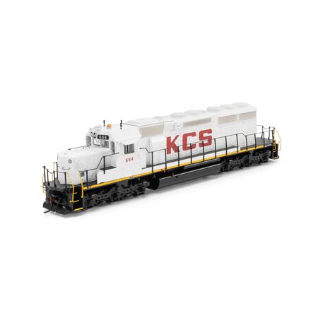 Athearn ATH-1258 EMD SD40-2 Locomotive with DCC & Sound, KCS Kansas City Southern #684 HO Scale