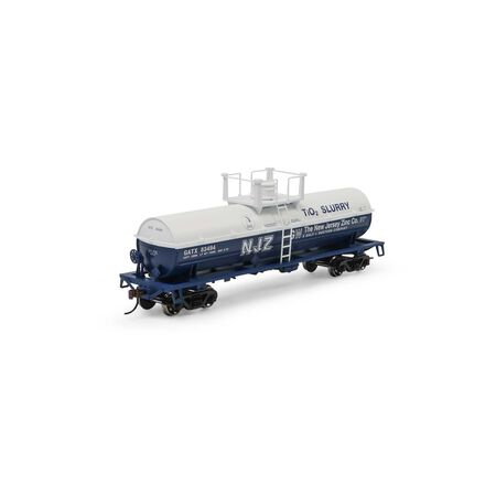 Athearn ATH-1309 42' Chemical Tank, GATX New Jersey Zinc #83494 HO Scale