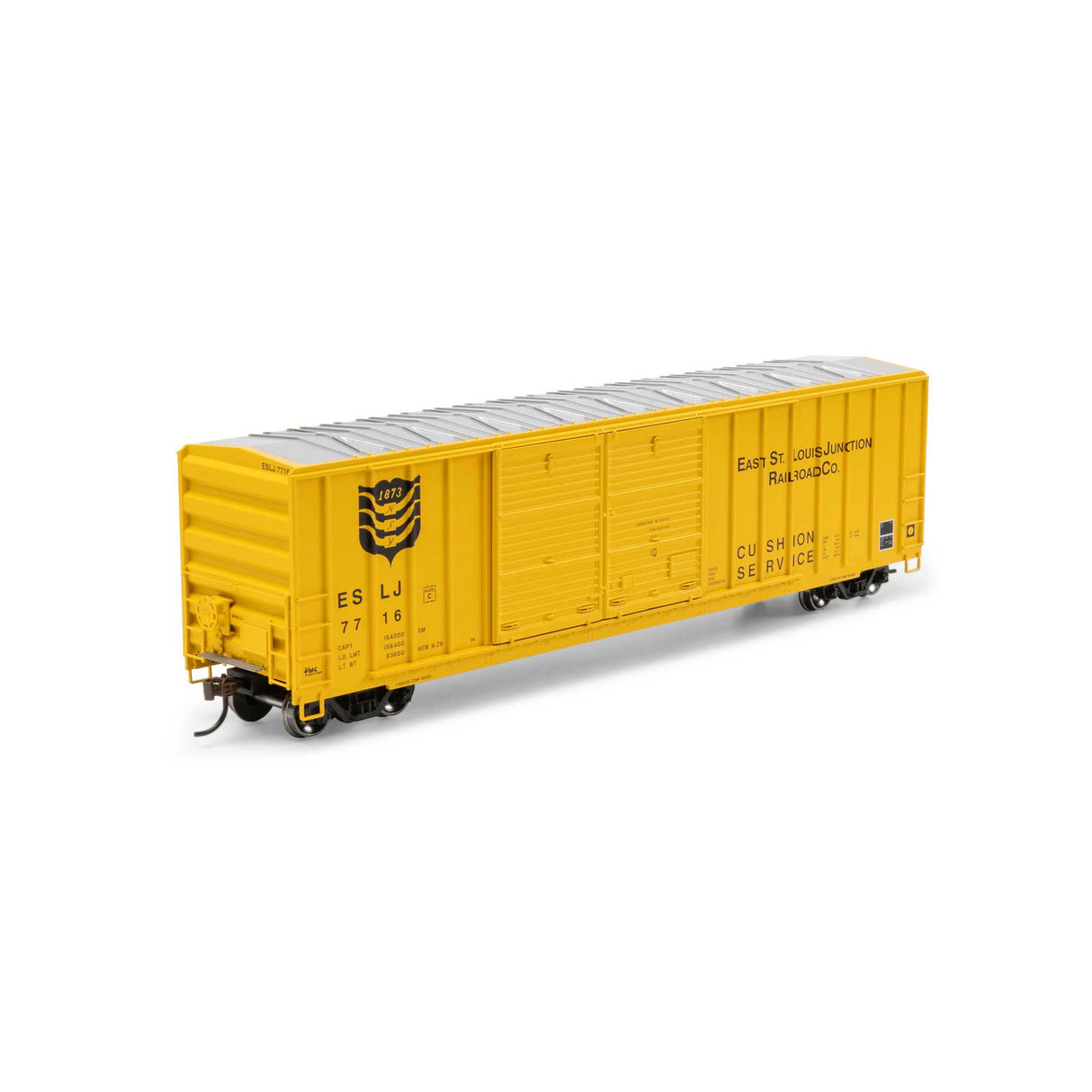 Athearn ATH-1750 50' FMC 5077 DD Offset Box Car, ESLJ #7716 HO Scale