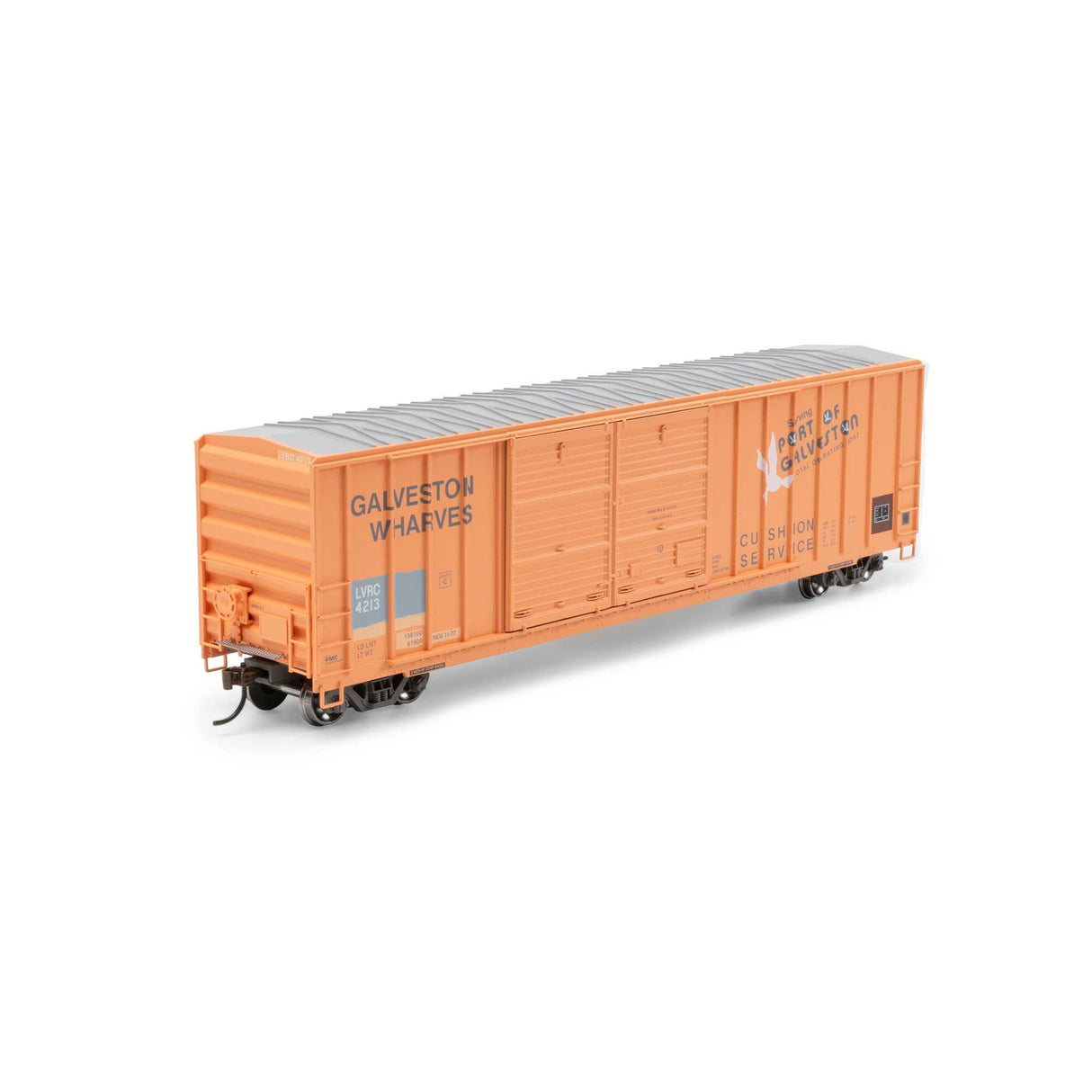 Athearn ATH-1754 50' FMC 5077 DD Offset Box Car, Primed For Grime LVRC Ex-GWF #4213 HO Scale