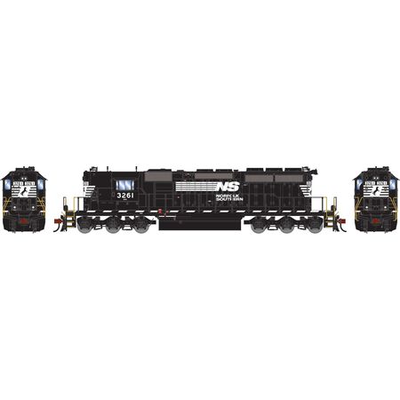 Athearn ATH-1809 EMD SD40-2 Locomotive with DCC & Sound, NS Norfolk Southern #3261 HO Scale