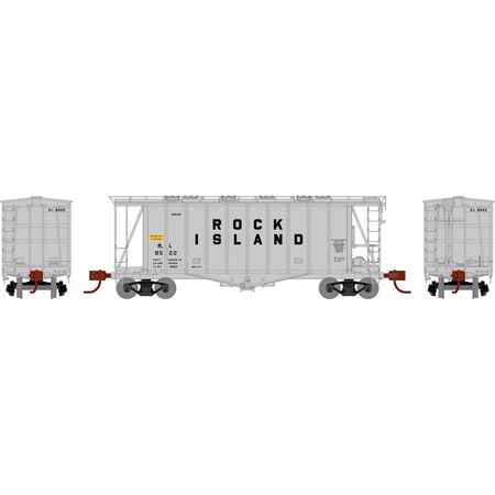 Athearn ATH23882 GATC 2600 Airslide Hopper RI Rock Island #8522 N Scale