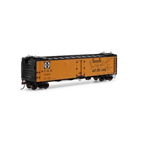 Athearn ATH50025 50' Ice Bunker Reefer, SFRD Santa Fe #37324 HO Scale