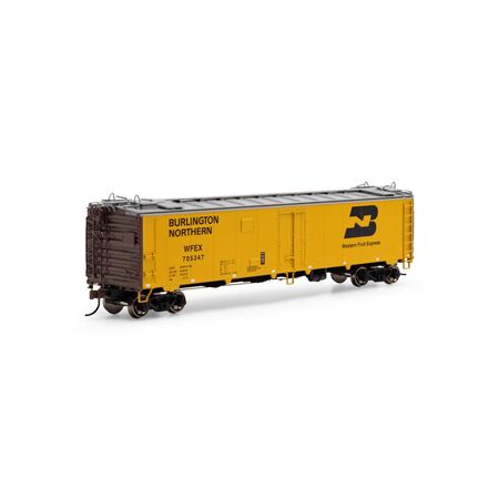 Athearn ATH50032 50' Ice Bunker Reefer, WFEX Burlington Northern #705347 HO Scale