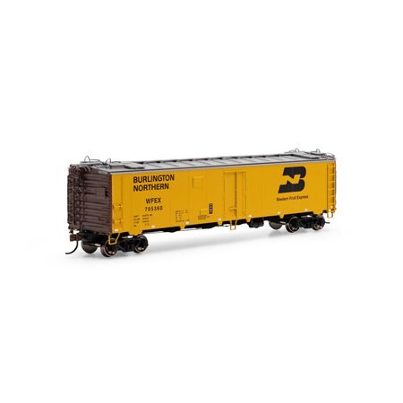 Athearn ATH50033 50' Ice Bunker Reefer, WFEX Burlington Northern #705360 HO Scale