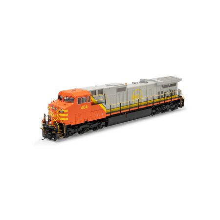 Athearn ATHG-1228 GE Dash 9-44CW Locomotive, QNSL Quebec North Shore & Labrador #404 DCC & Sound HO Scale