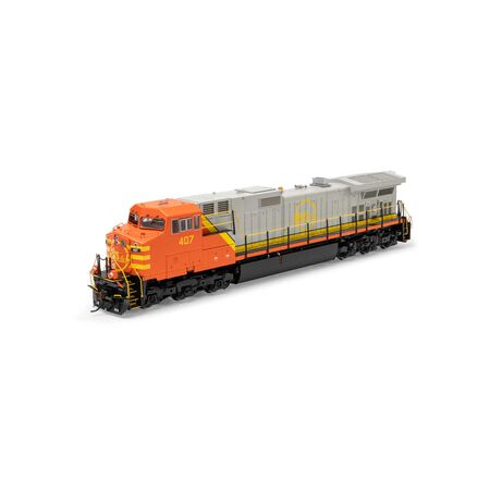 Athearn ATHG-1229 GE Dash 9-44CW Locomotive, QNSL Quebec North Shore & Labrador #407 DCC & Sound HO Scale