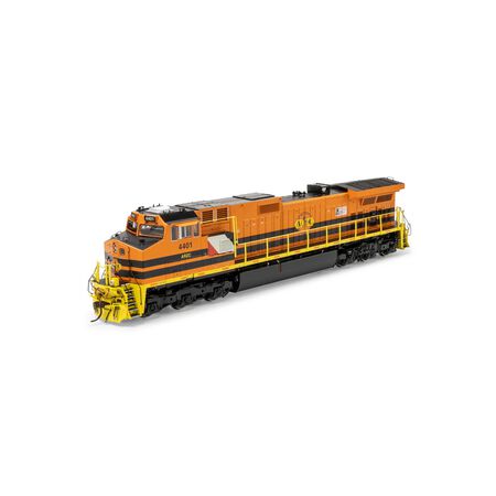 Athearn ATHG-1301 GE Dash 9-44CW Locomotive, ARZC Arizona & California with Heralds & OLS Logo #4401 DCC & Sound HO Scale