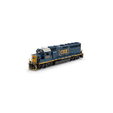 Athearn ATHG-1758 GP40-2 Locomotive with DCC & Sound, CSXT 'Boxcar Logo' #6203 DCC & Sound HO Scale