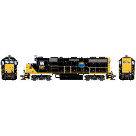 Athearn ATHG-1989 GP39-2 PH I Locomotive w/DCC & SOUND, WAMX 'Blue Ridge Southern' #3945 HO Scale