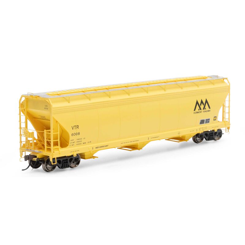 Athearn ATHG15430 4600 3-Bay Center Flow Hopper VTR Vermont Railroad # 6008 HO Scale