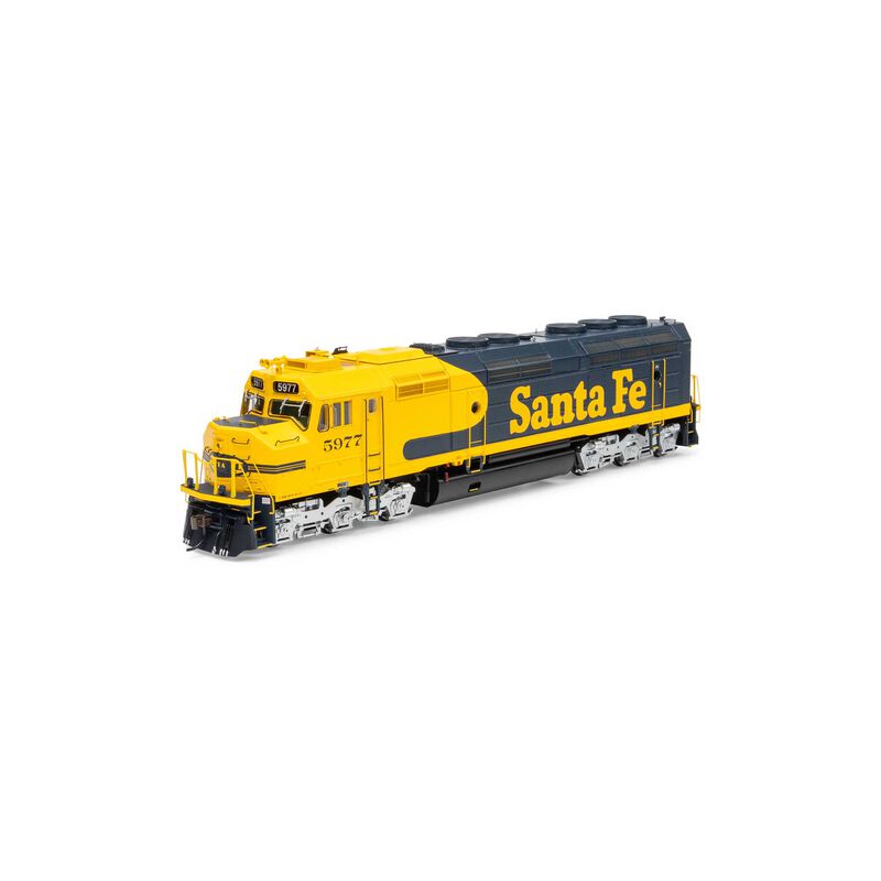 Athearn ATHG18371 EMD F45u Locomotive with Tsunami 2 DCC & Sound, ATSF #5977 HO Scale