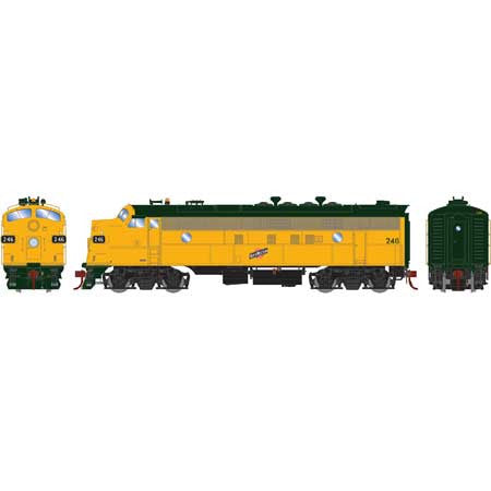 Athearn ATHG19520 FP7A C&NW - Chicago & Northwestern #246 with DCC & Sound Tsunami2  HO Scale