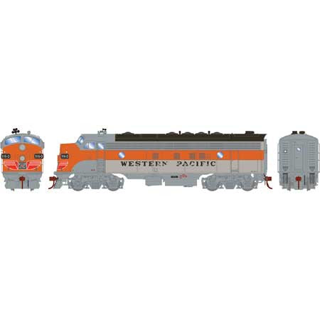 Athearn ATHG19527 FP7A WP - Western Pacific #916-D with DCC & Sound Tsunami2  HO Scale