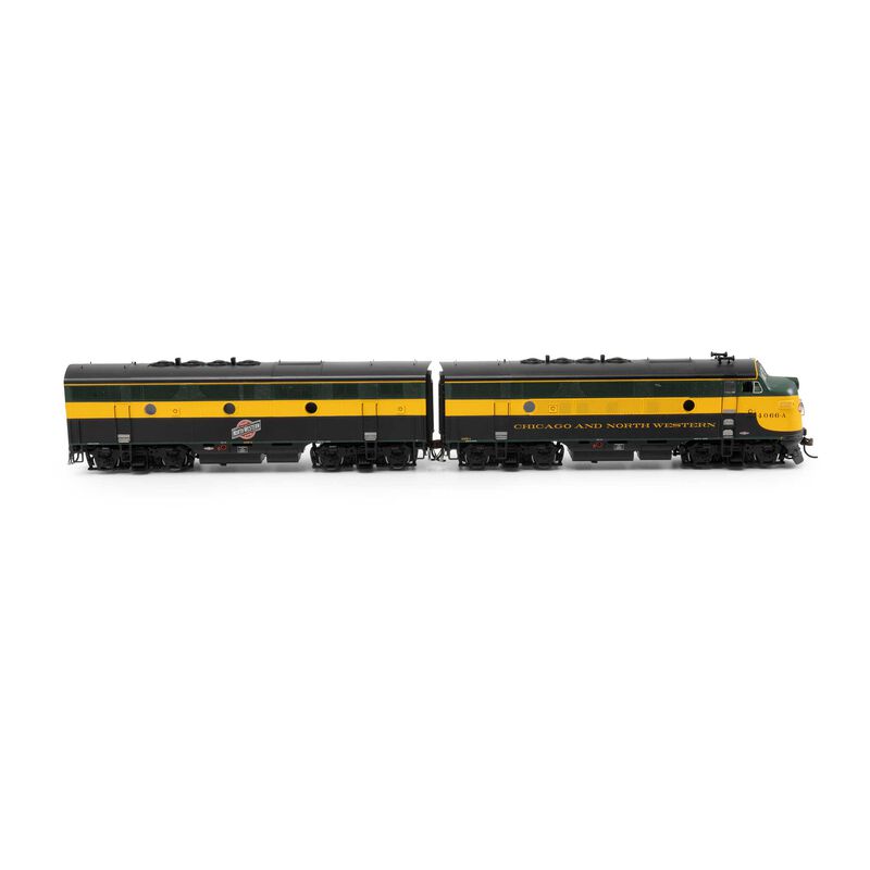 Athearn ATHG19671 F3A / F3B Locomotive Set with Tsunami2 DCC & Sound, C&NW #4066-A, #4066-B HO Scale