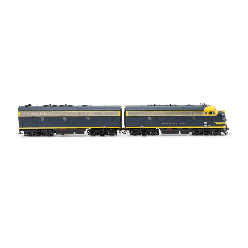 Athearn ATHG19674 F7A / F7B Locomotive Set with Tsunami2 DCC & Sound, ATSF #257L, #257A HO Scale