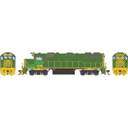 Athearn ATHG65638 GP39-2 CSX/Ex-RDG Patch #4316 with DCC & Sound Tsunami2 HO Scale