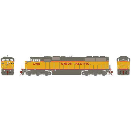 Athearn ATHG75614 SD60M Tri-Clops UP - Union Pacific #6218 repair kit installed with DCC & Sound Tsunami2  HO Scale