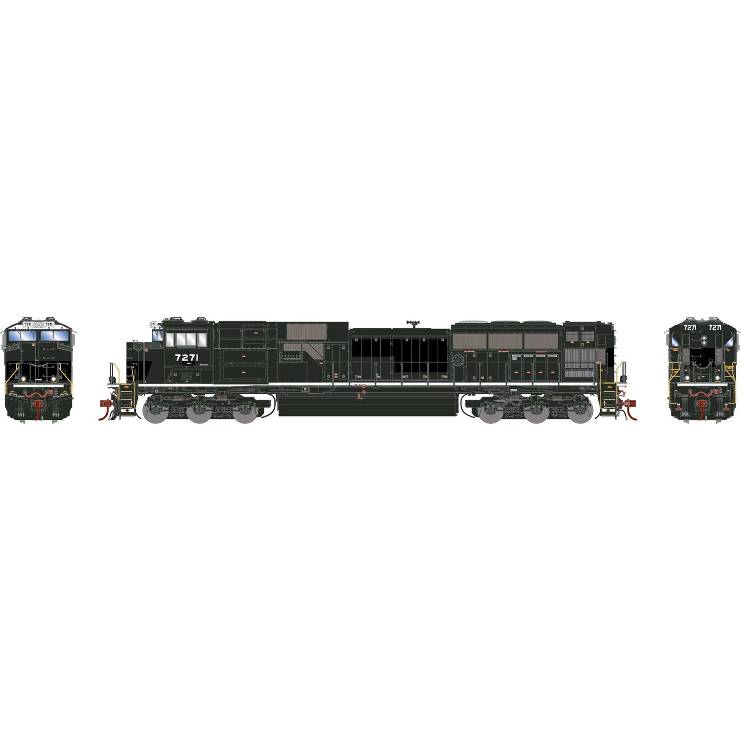 Athearn ATHG75857 EMD SD70ACU PRLX #7271 DCC & Sound Tsunami 2 HO Scale