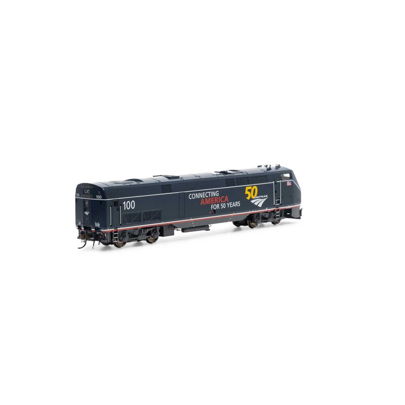 Athearn ATHG81314 P42 Amtrak 50th Midnight Blue# 100 DCC & Sound HO Scale