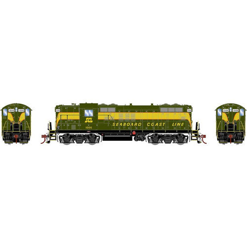 Athearn ATHG82362 GP9 SCL Seaboard Coast Line #1006 with DCC & Sound Tsunami HO Scale