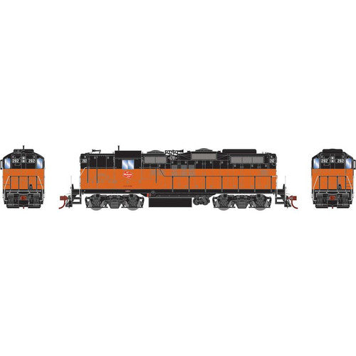 Athearn ATHG82371 GP9 MILW Milwaukee Road #282 with DCC & Sound Tsunami HO Scale
