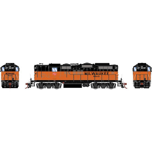 Athearn ATHG82372 GP9 MILW Milwaukee Road #297 with DCC & Sound Tsunami HO Scale
