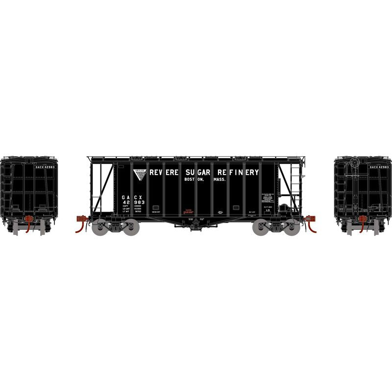 Athearn ATHG87642 GATC 2600 Airslide Hopper, Revere / GATX #42983 HO Scale