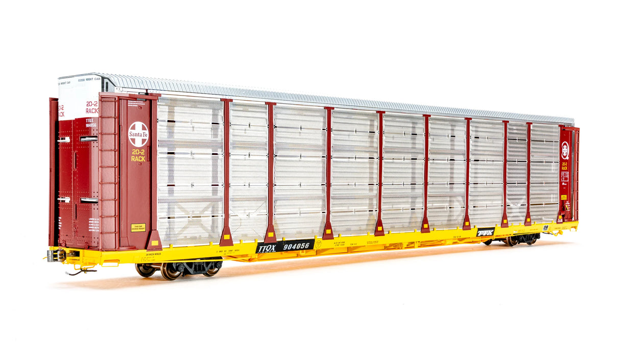 Class One Model Works FC00600 Thrall 20-2 Autorack - Type A - Santa Fe TTQX #904056 HO Scale