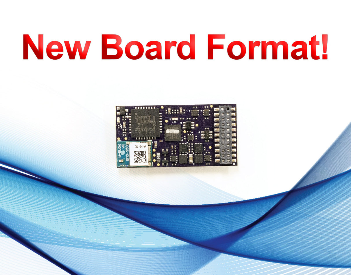 Soundtraxx Blunami 884608 BLU-21NEM8 1 Amp Steam-2 Universal sound decoder 3 way DC, DCC and Wireless HO Scale